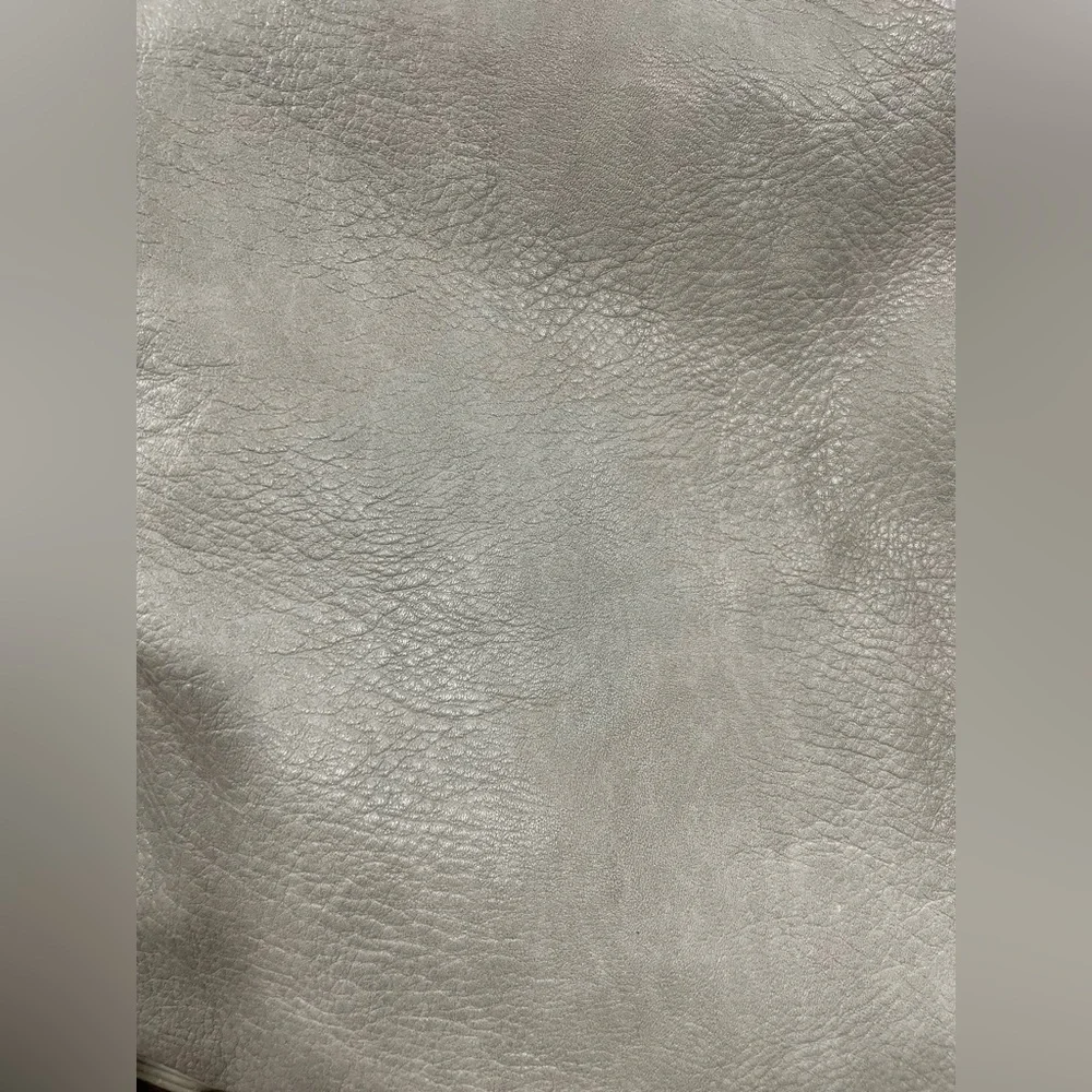 Grey Hobo Bag good condition non branded with gold detail
